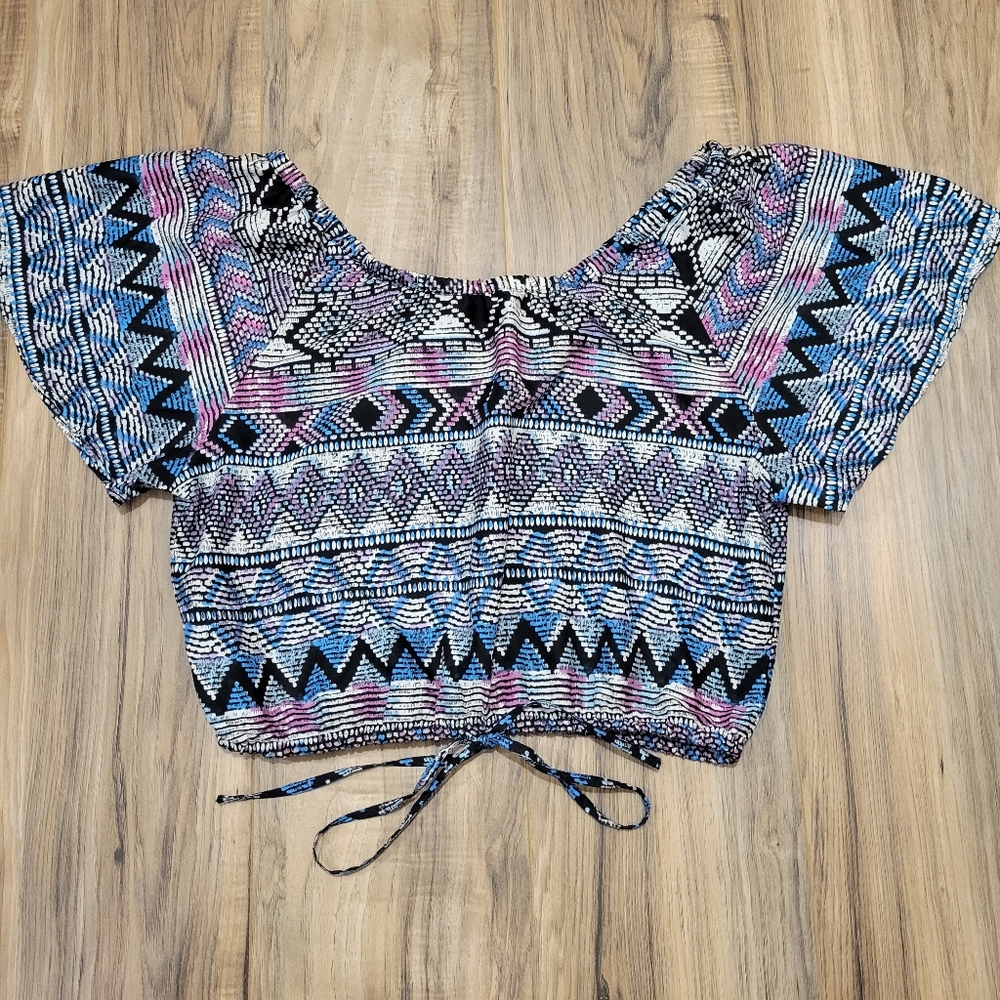 True Destiny Abstract Print Top - Picture 2 of 8